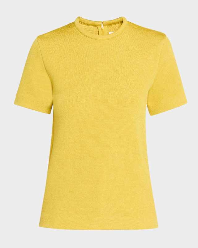 Crewneck Short-Sleeve Top